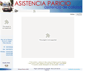 Tablet Screenshot of gruasparicio.com